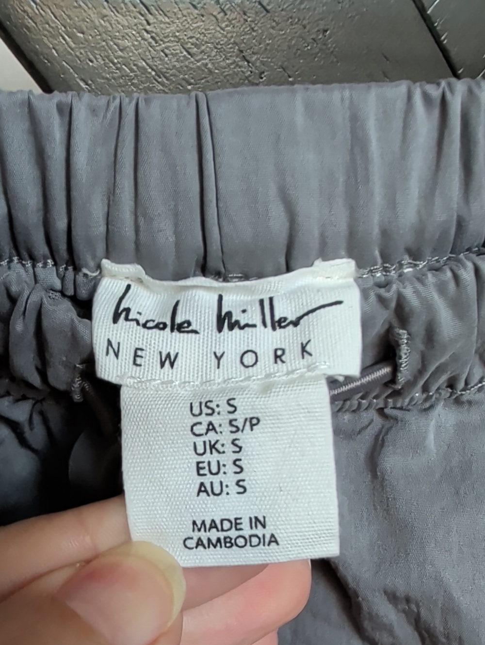 Women's Nicole Miller Gray Balloon-Hem A-Line Maxi Skirt Size S - Picture 2 of 2